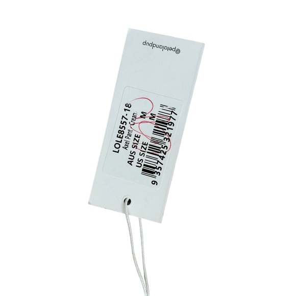 NWT Petal & Pup AXEL wide leg pull on cream leopard print pants size medium - Picture 3 of 8